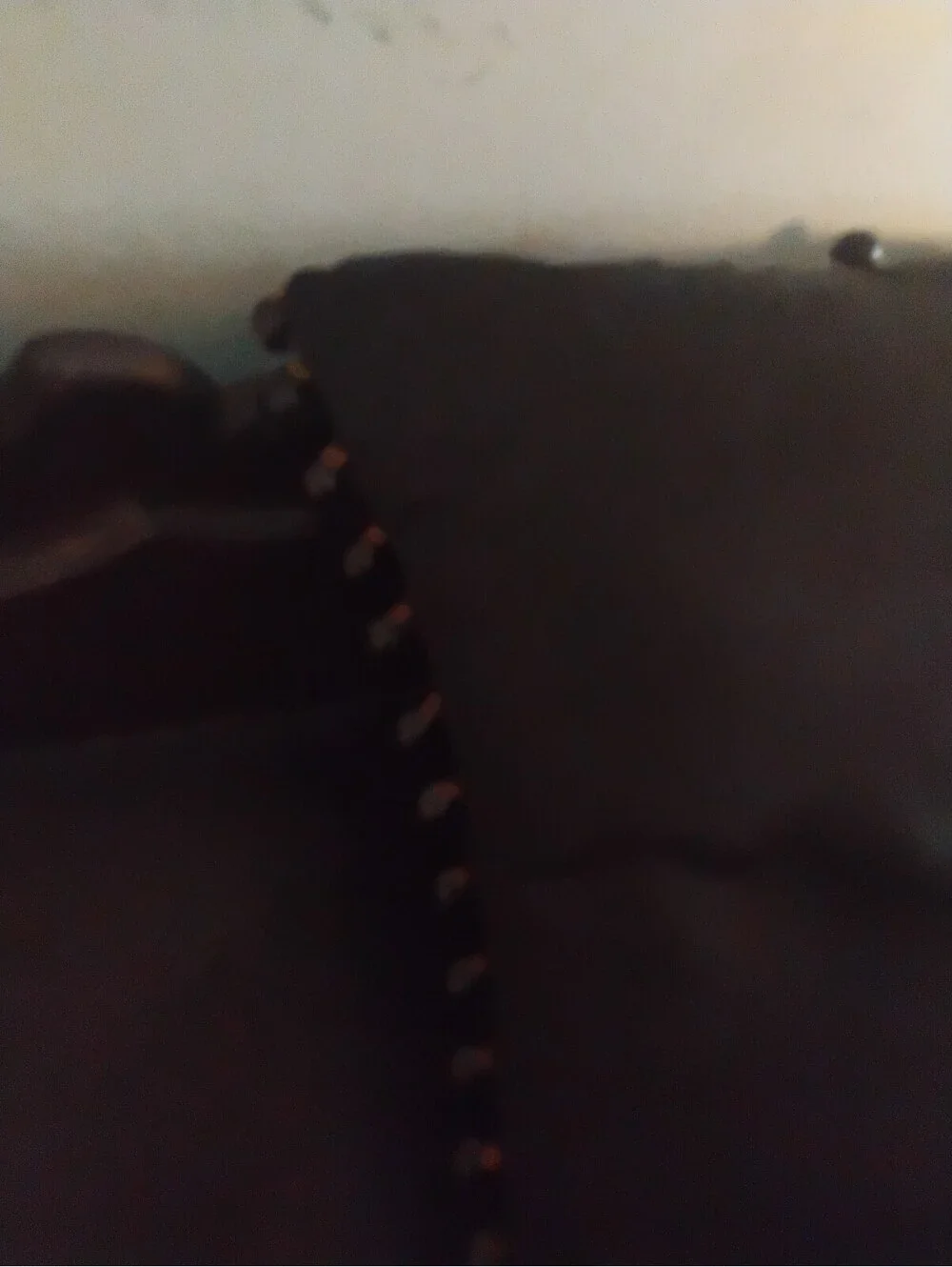 Borgata Black Satin Gold Embroidered Initial Throw Pillow with Beaded Trim